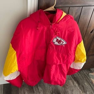 Medium Quarter Zip Puffy Rain Jacket 